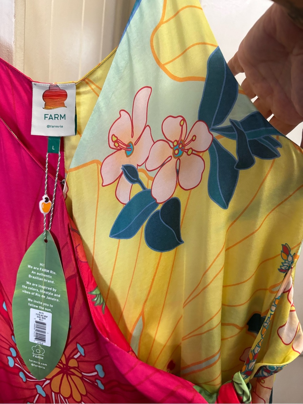 FARM Rio Pink, Yellow & Green Floral One-Piece - Picture 7 of 16